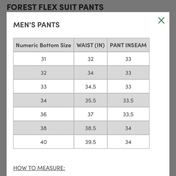 Men’s Tipsy Elves Forest Flex Suit Pants Size 33 - Picture 12 of 13